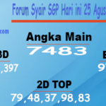 Forum Syair SGP Hari ini 25 Agustus 2023