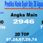 Prediksi Kode Syair Sdy 28 Agustus 2023