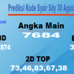 Prediksi Kode Syair Sdy 30 Agustus 2023