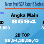 Forum Syair SGP Rabu 13 September 2023