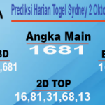 Prediksi Harian Togel Sydney 2 Oktober 2023 Siang Ini