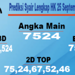 Prediksi Syair Lengkap HK 25 September 2023