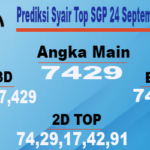 Prediksi Syair Top SGP 24 September 2023